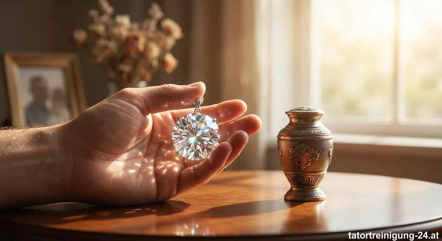 Erinnerungsdiamant nach einer Diamantbestattung