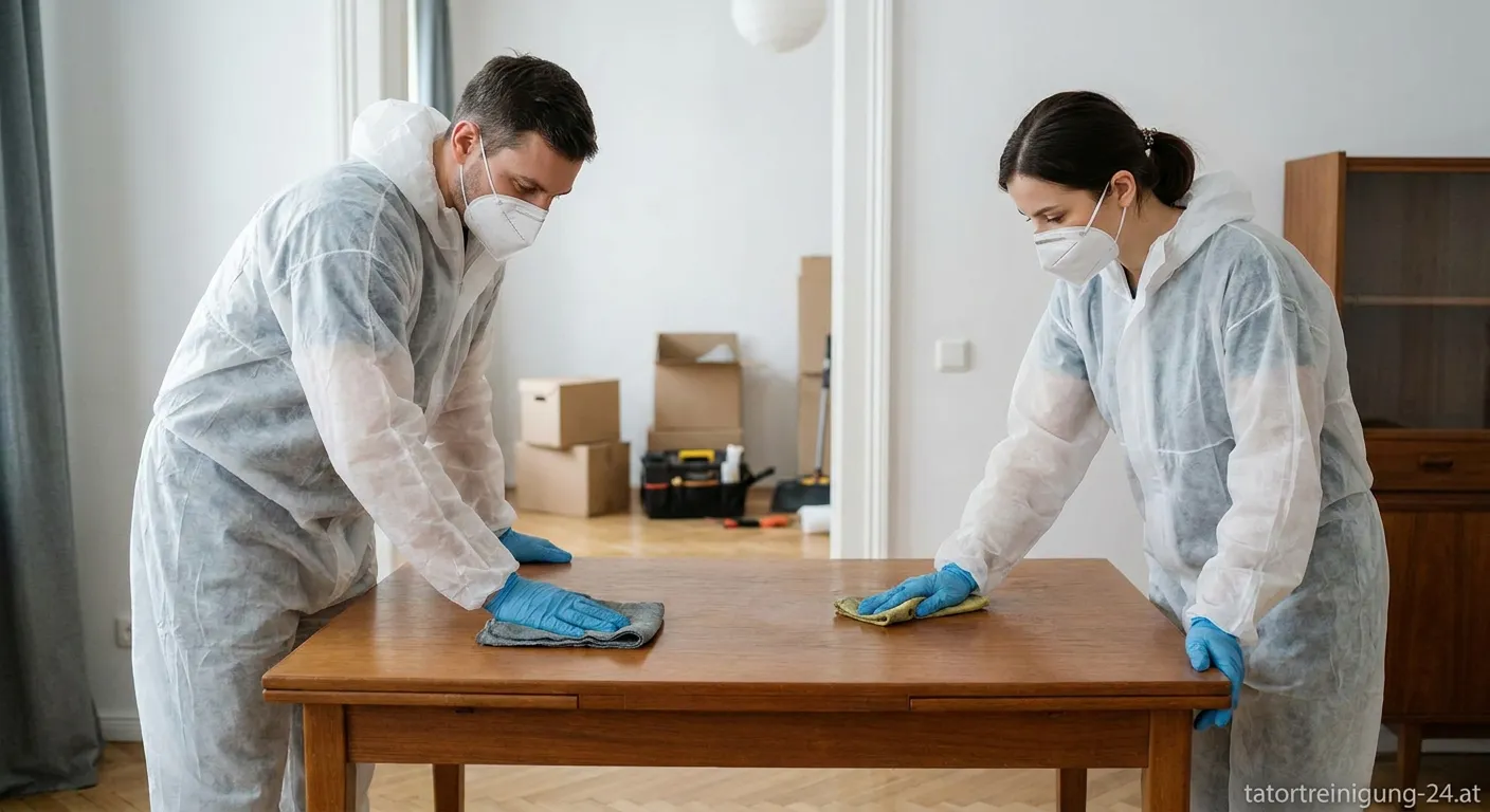 Fachgerechte Tatortreinigung zur Werterhaltung einer Immobilie