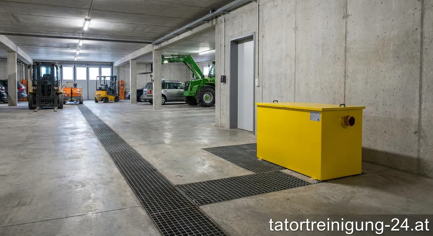 Moderner Ölabscheider für gewerbliche Werkstätten und Waschplätze